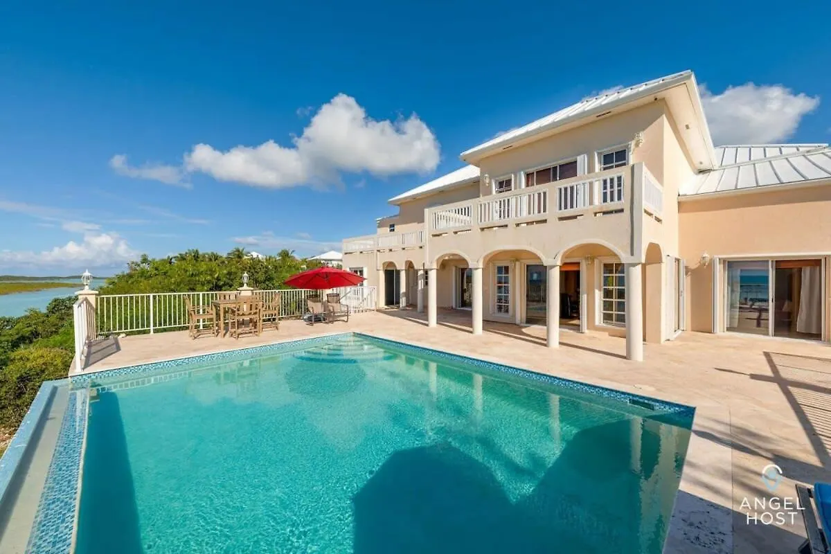 Breathtaking Chalk Sound Private Pool Sunset Villa Taylor Bay Beach